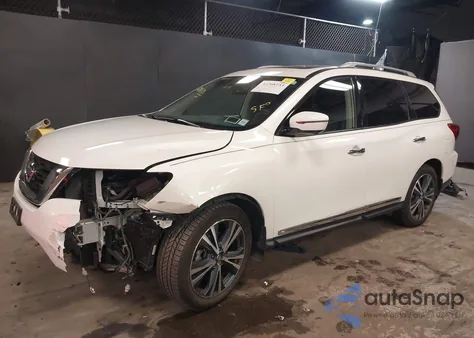 2020 Nissan Pathfinder Platinum 4Wd z USA, uszkodzony, nr VIN 5N1DR2DM3LC581332